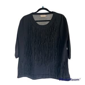 ElevenParis Black "Angie" Sweater Blouse Size XS